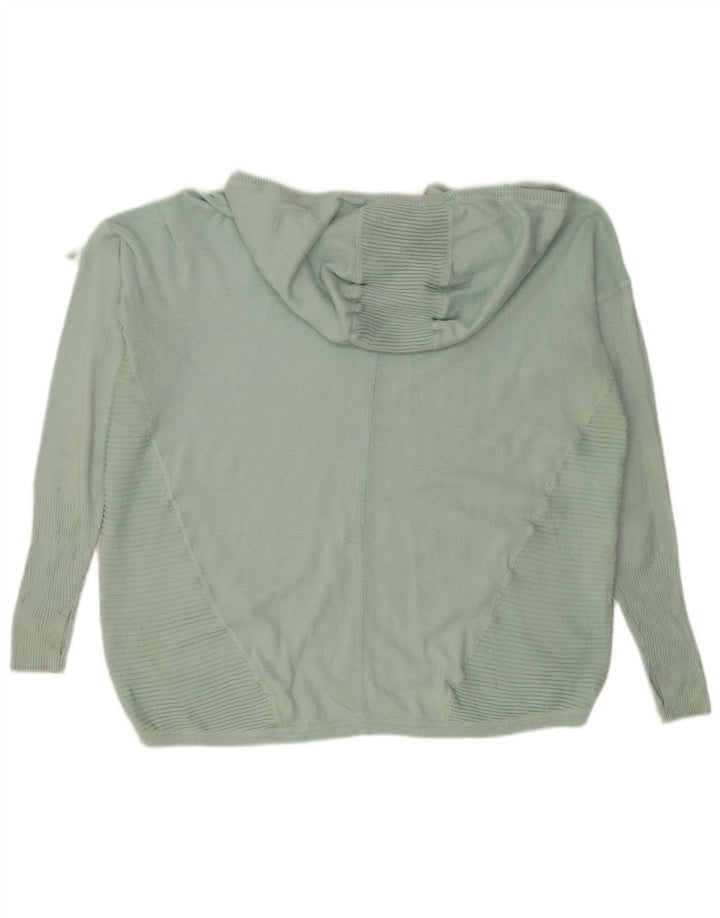 Athleta Damen-Pullover mit Kapuze, übergroß, UK 16, Größe L, Türkis