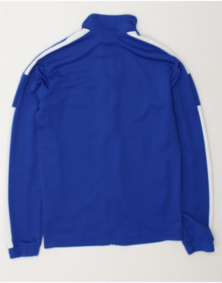 ADIDAS Mens Aeroready Graphic Tracksuit Top Jacket Small Blue Polyester Vintage Adidas and Second-Hand Adidas from Messina Hembry 