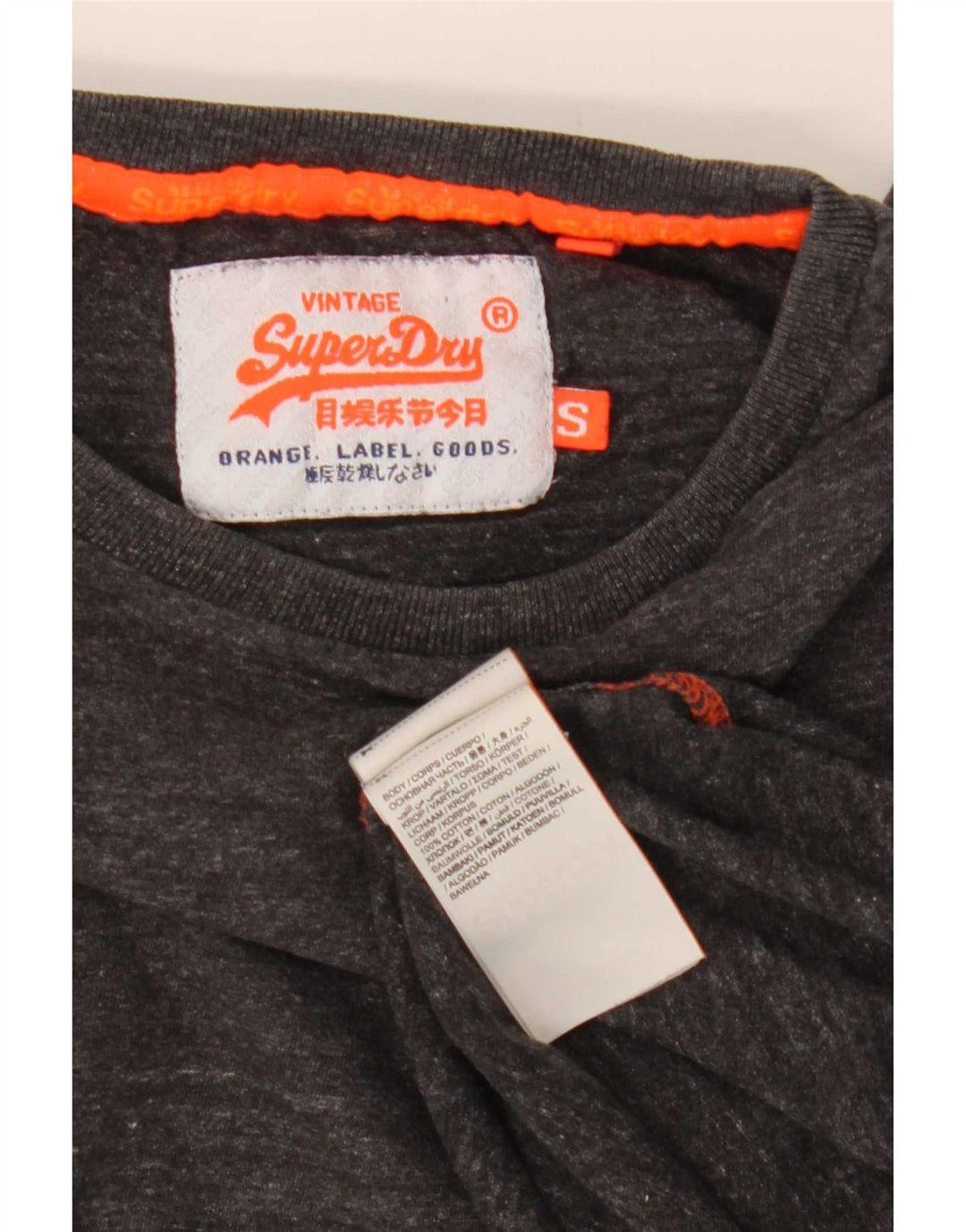 Ανδρικό T-Shirt Superdry Top Small Grey Flecked