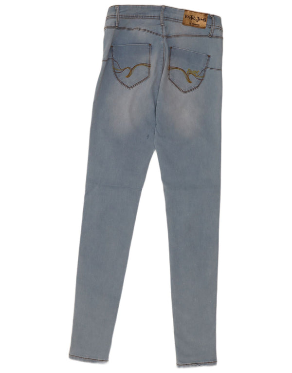 Blugi skinny pentru femei Desigual W27 L31 albastru