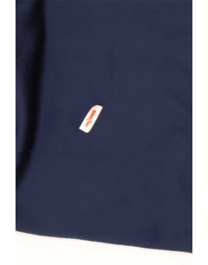 Adidas Mens Sweatshirt Jumper Medium Navy Blue Colourblock Polyester