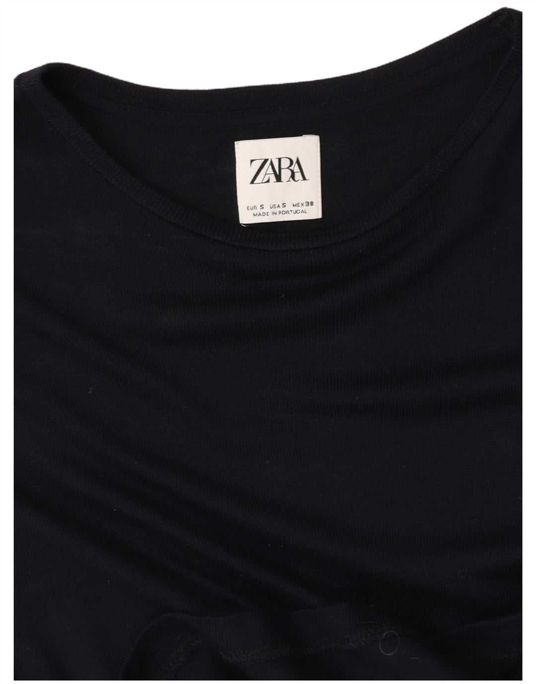 ZARA Herre T-Shirt Top Lille Sort