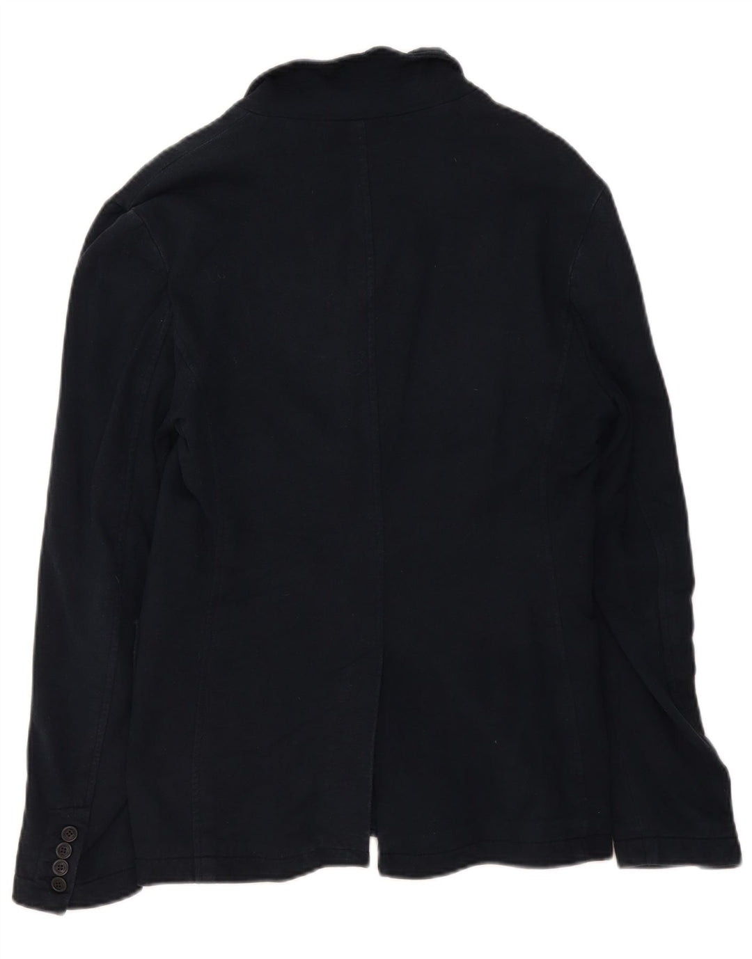 Woolrich Mens 3 Button Blazer Jacket UK 36 Small Navy Blue Cotton