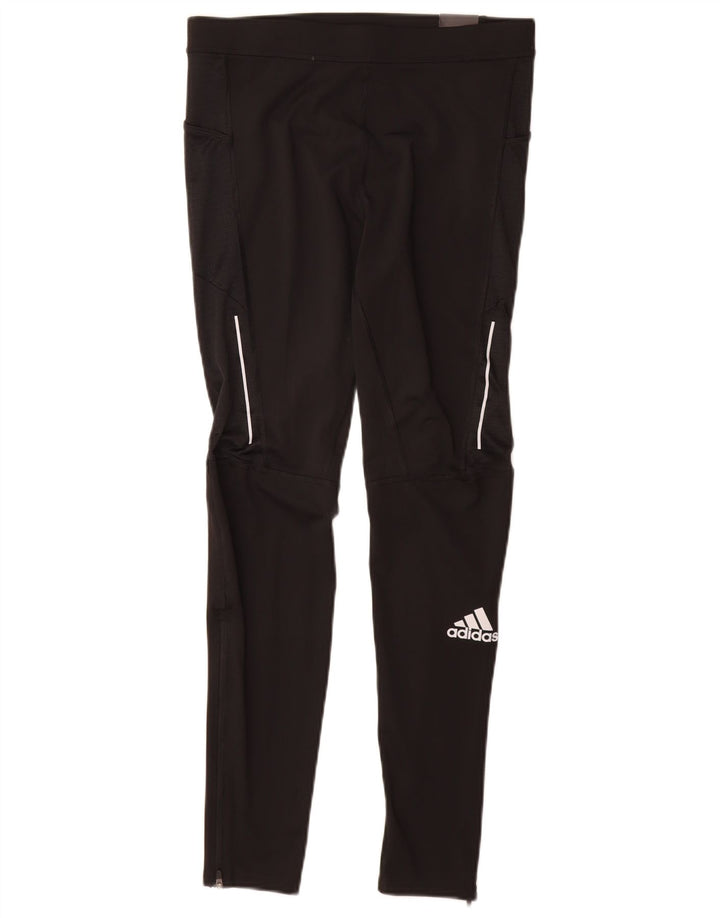 Женские леггинсы Adidas Aeroready UK 12, средний черный полиэстер