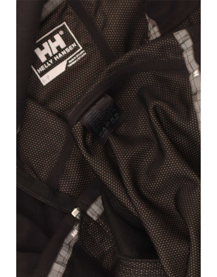 Helly Hansen Womens Rain Jacket UK 10 Small Black Polyester