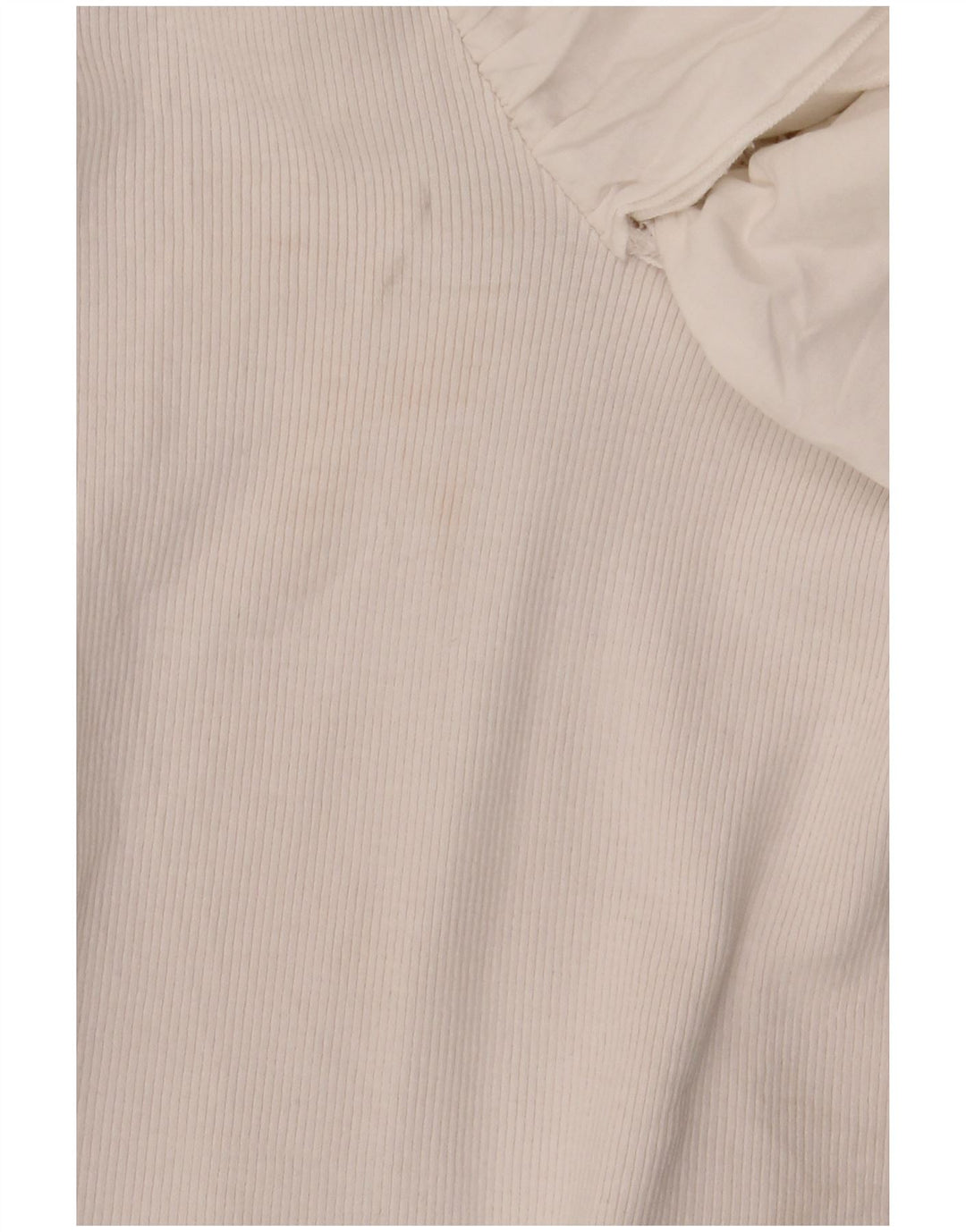 Body Zara da donna con volant UK 8 piccolo cotone bianco