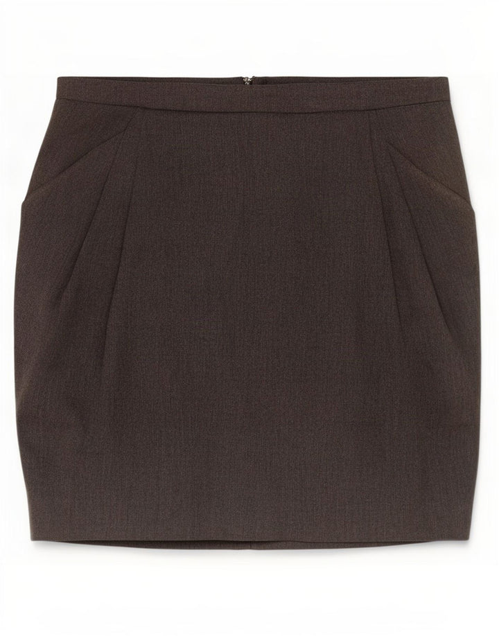 Zara Γυναικεία Μίνι Φούστα Small W26 Grey Polyester