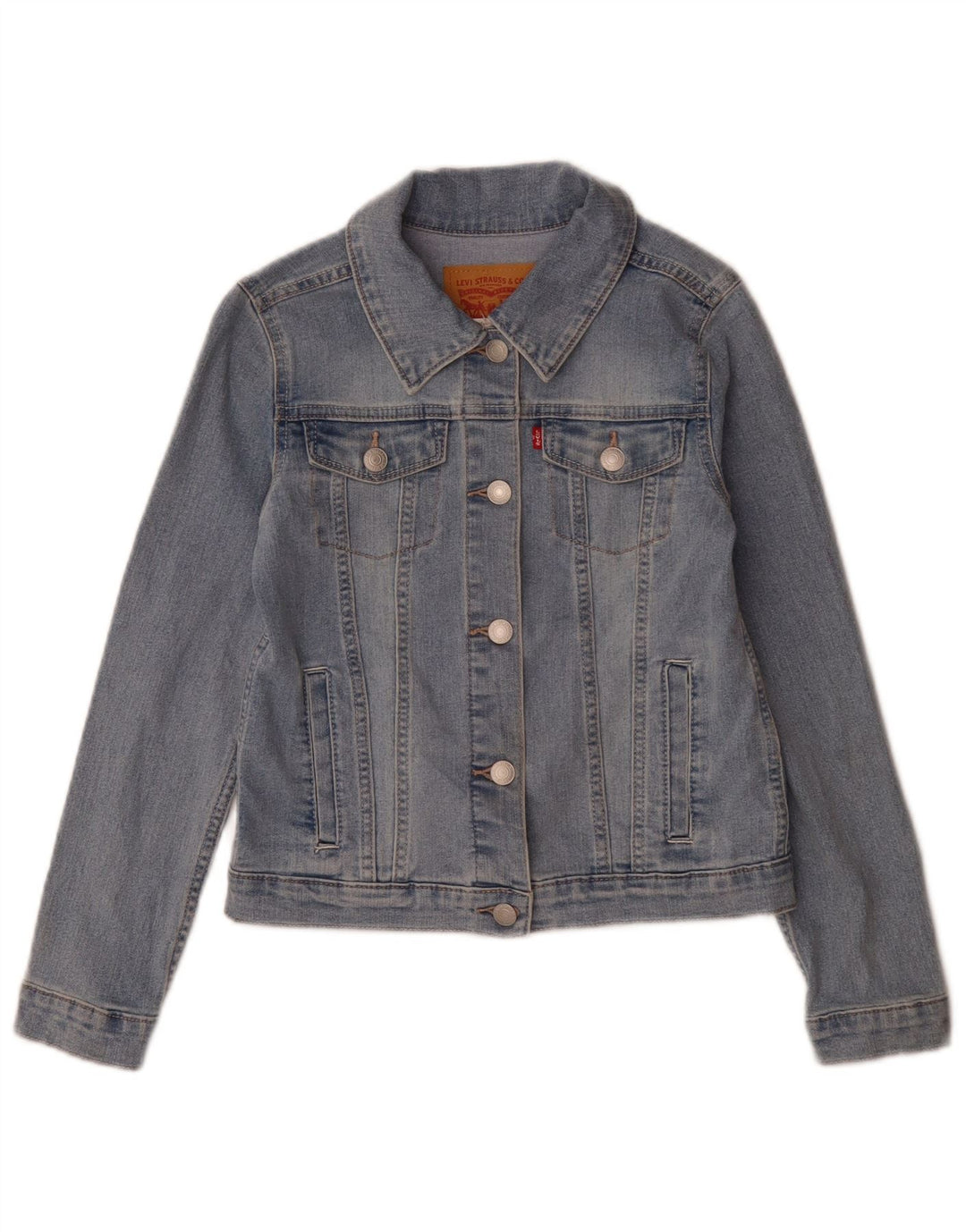 Levi's Girls Denim Jacket 10-11 Years Large Blue Cotton