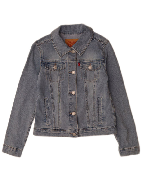 Levi's Girls Denim Jacket 10-11 Years Large Blue Cotton