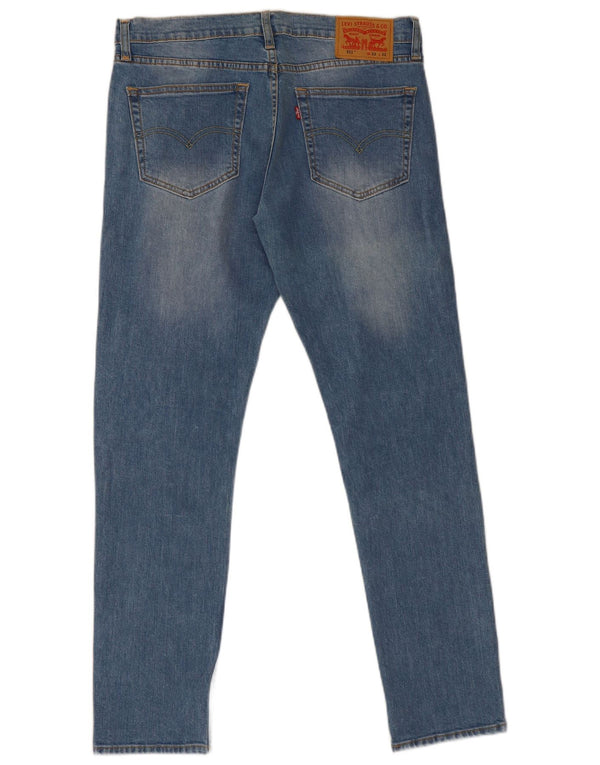 Levi's Mens 511 Slim Jeans W32 L32 Blue Cotton