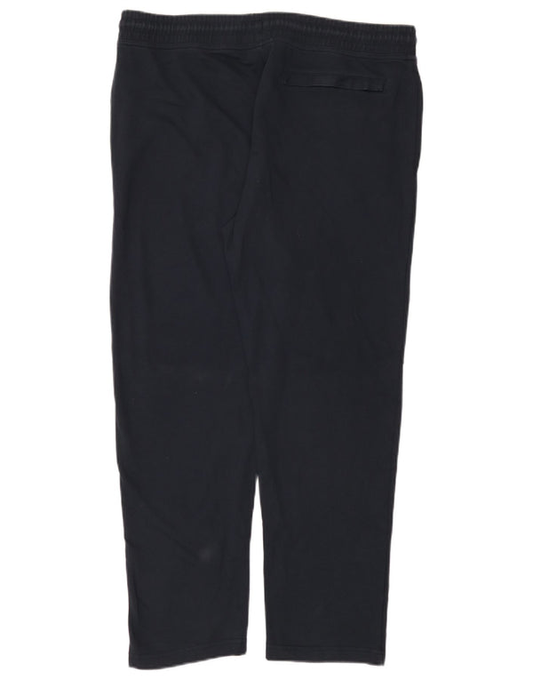 Calça de treino feminina Marks & Spencer Reino Unido 16 grande algodão azul marinho