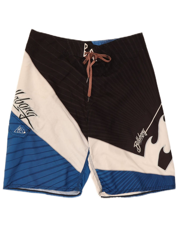 Billabong Mens Graphic Swimming Shorts Medium Multicoloured Colourblock