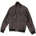 Jack & Jones Veste en cuir bomber pour homme UK 40 Large Noir