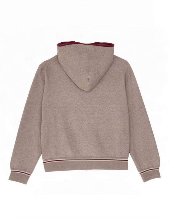 Champion Drenge grafisk hættetrøje med lynlås 7-8 år Small Grey Flecked
