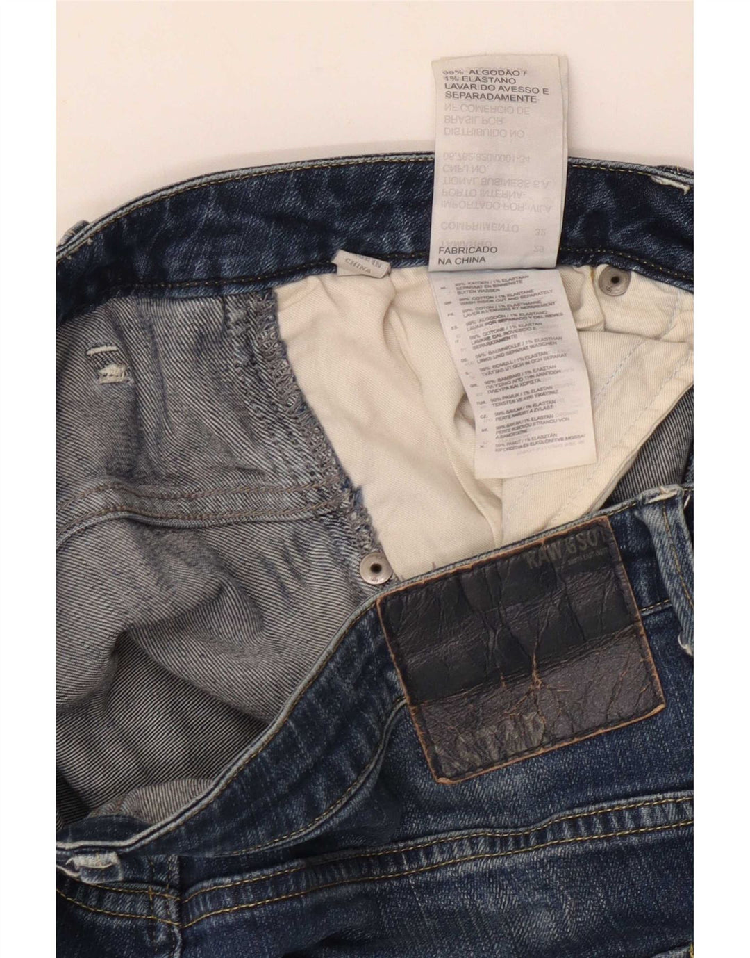 G-Star Mens Tapered Jeans W29 L28 Blue Cotton