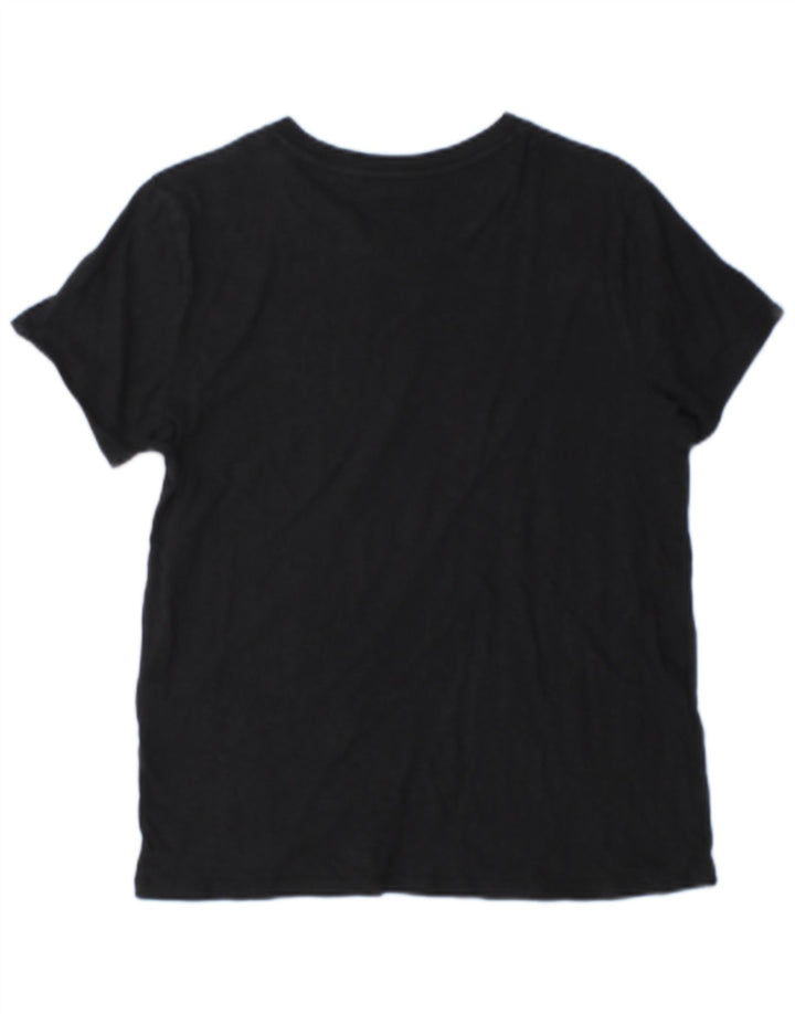 Levi's Womens Oversized T-Shirt Top UK 10 Small Black Cotton