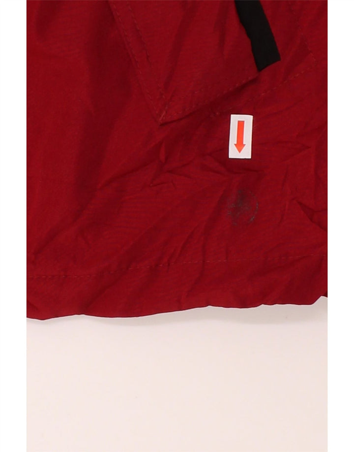 NAUTICA Womens Hooded Windbreaker Jacket UK 18 XL Red Polyester Vintage Nautica and Second-Hand Nautica from Messina Hembry 