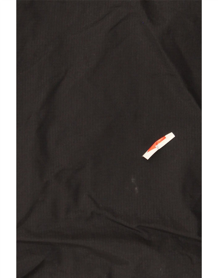 Giacca antipioggia grafica da donna Superdry UK 6 XS nylon nero