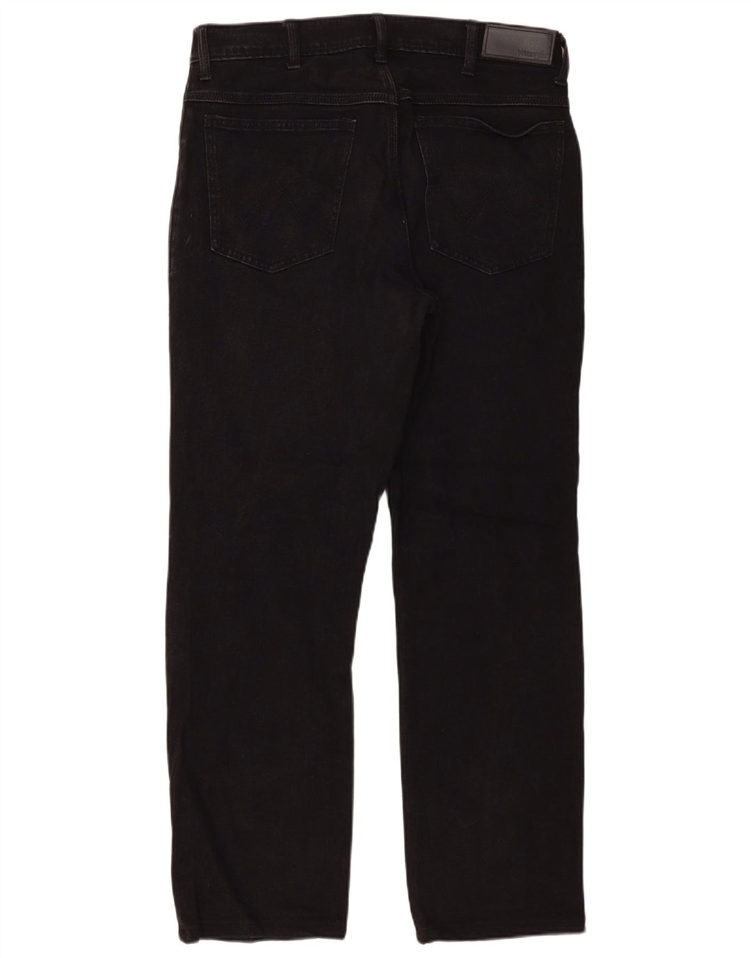 Jeans dritti da uomo Wrangler W34 L29 cotone nero