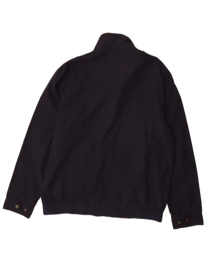 JAMES PRINGLE Mens Bomber Jacket UK 38 Medium Navy Blue Polyester