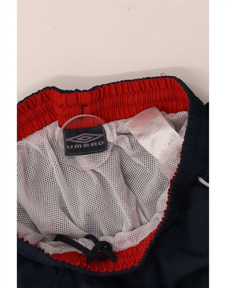 Umbro Herre Graphic Sports Shorts Medium Navy Blue Polyester