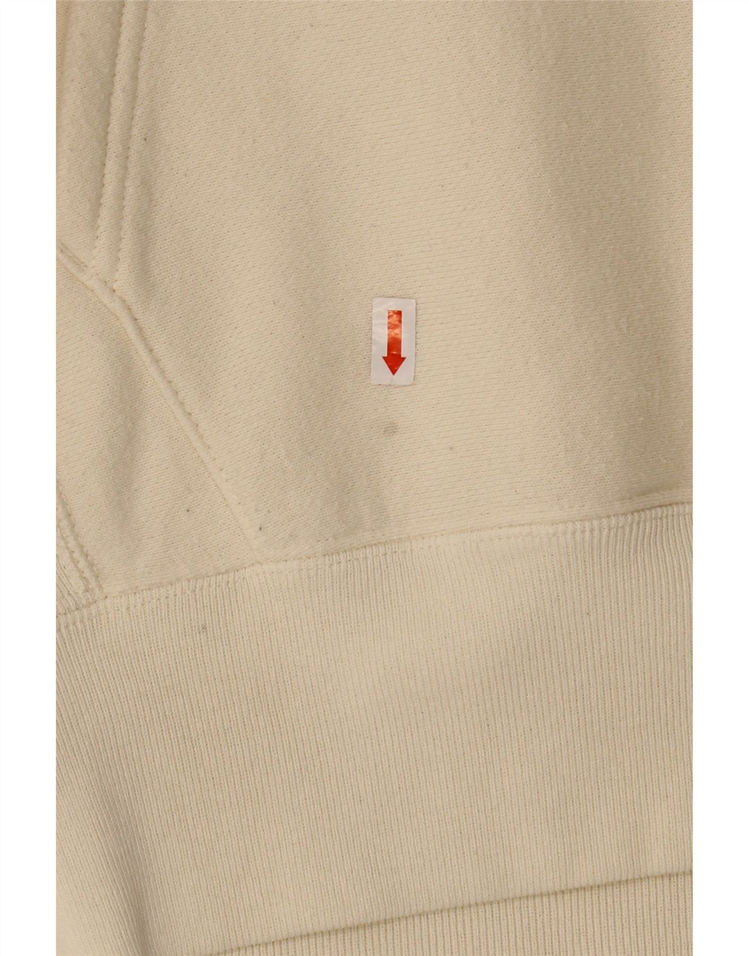 CHAMPION Suéter masculino com capuz pequeno algodão branco