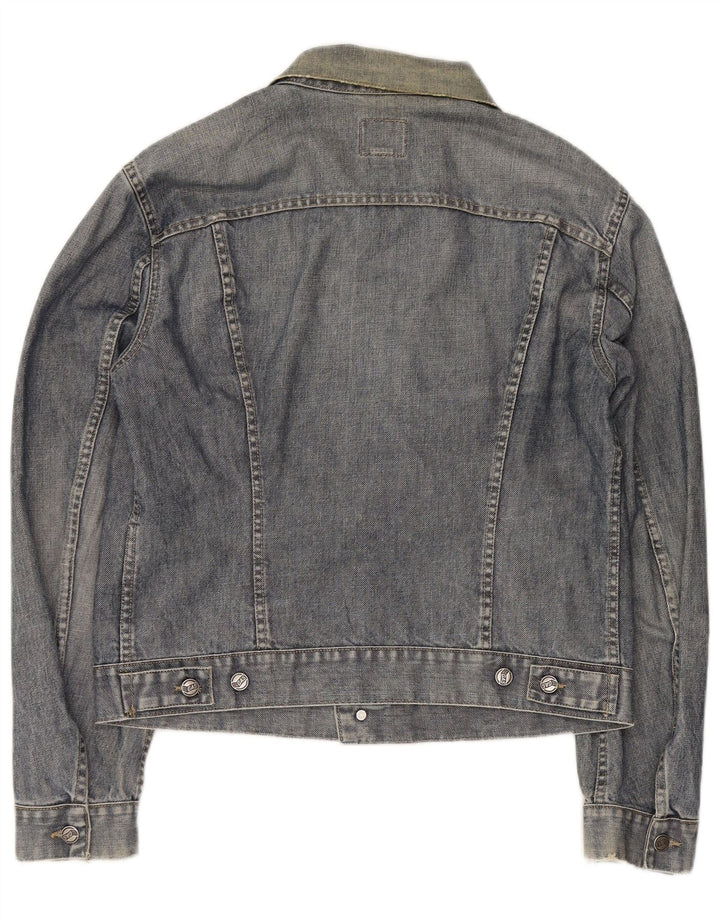 Gas Womens Denim Jacket UK 18 XL Blue Cotton