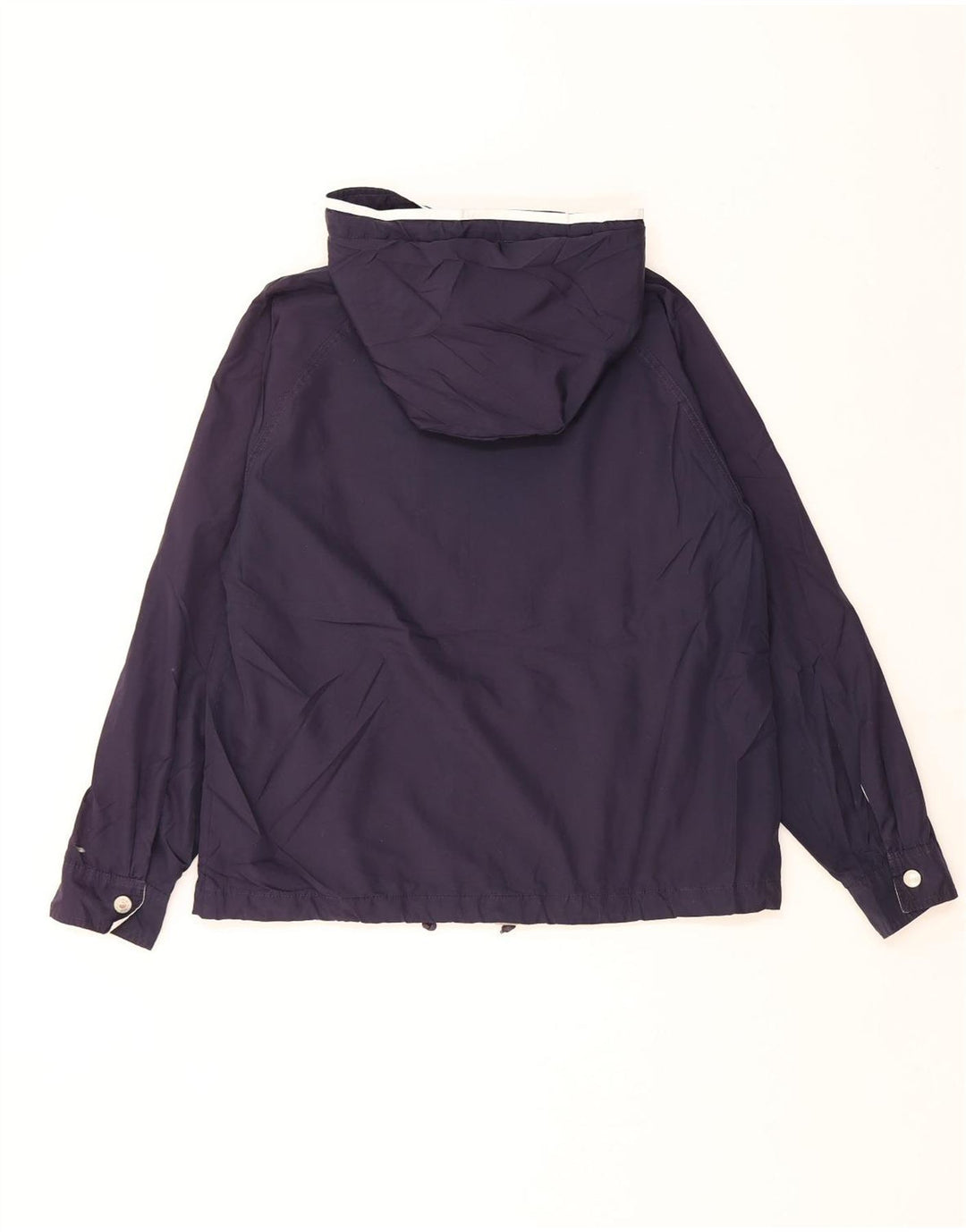 Женская дождевик с капюшоном EDDIE BAUER UK 14, средний темно-синий, полиэстер