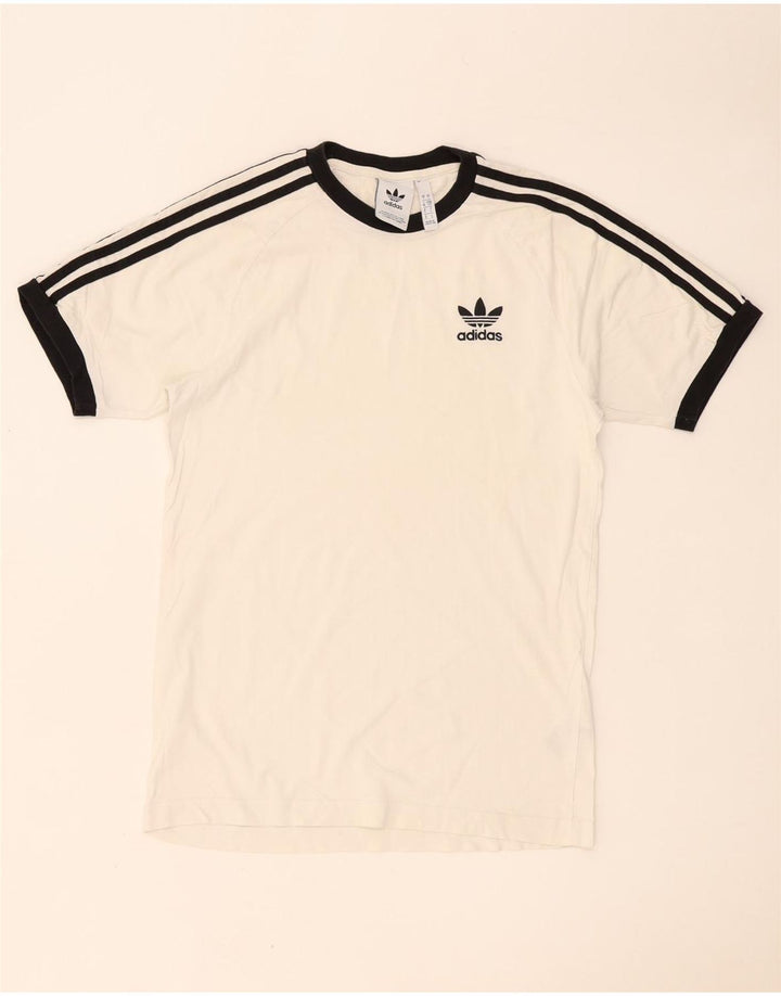 Adidas T-Shirt Homme Haut Petit Coton Blanc
