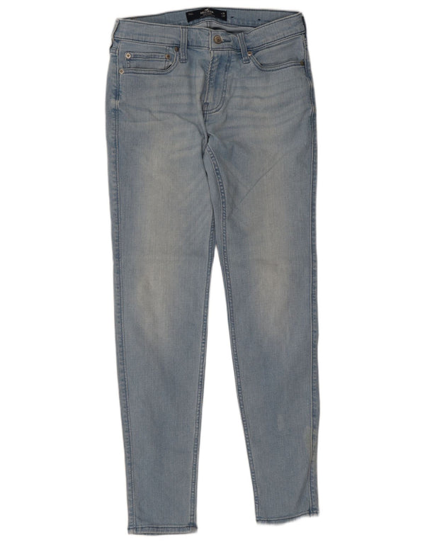 Hollister Womens Super Skinny Jeans W30 L32 Blue Cotton