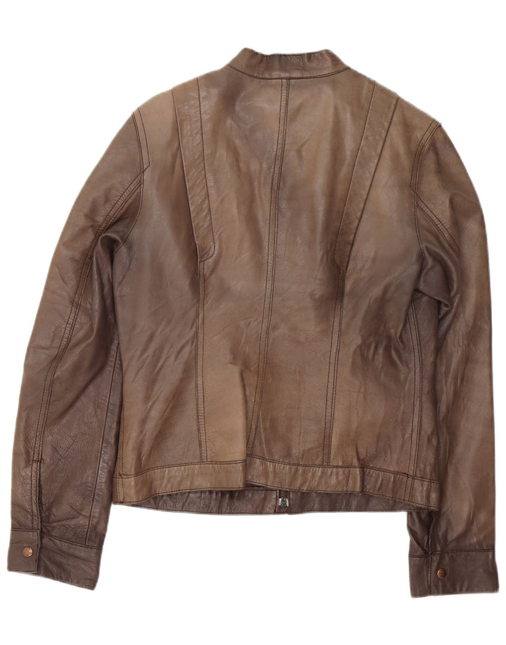 Giacca in pelle da donna GVB UK 14 Pelle marrone medio