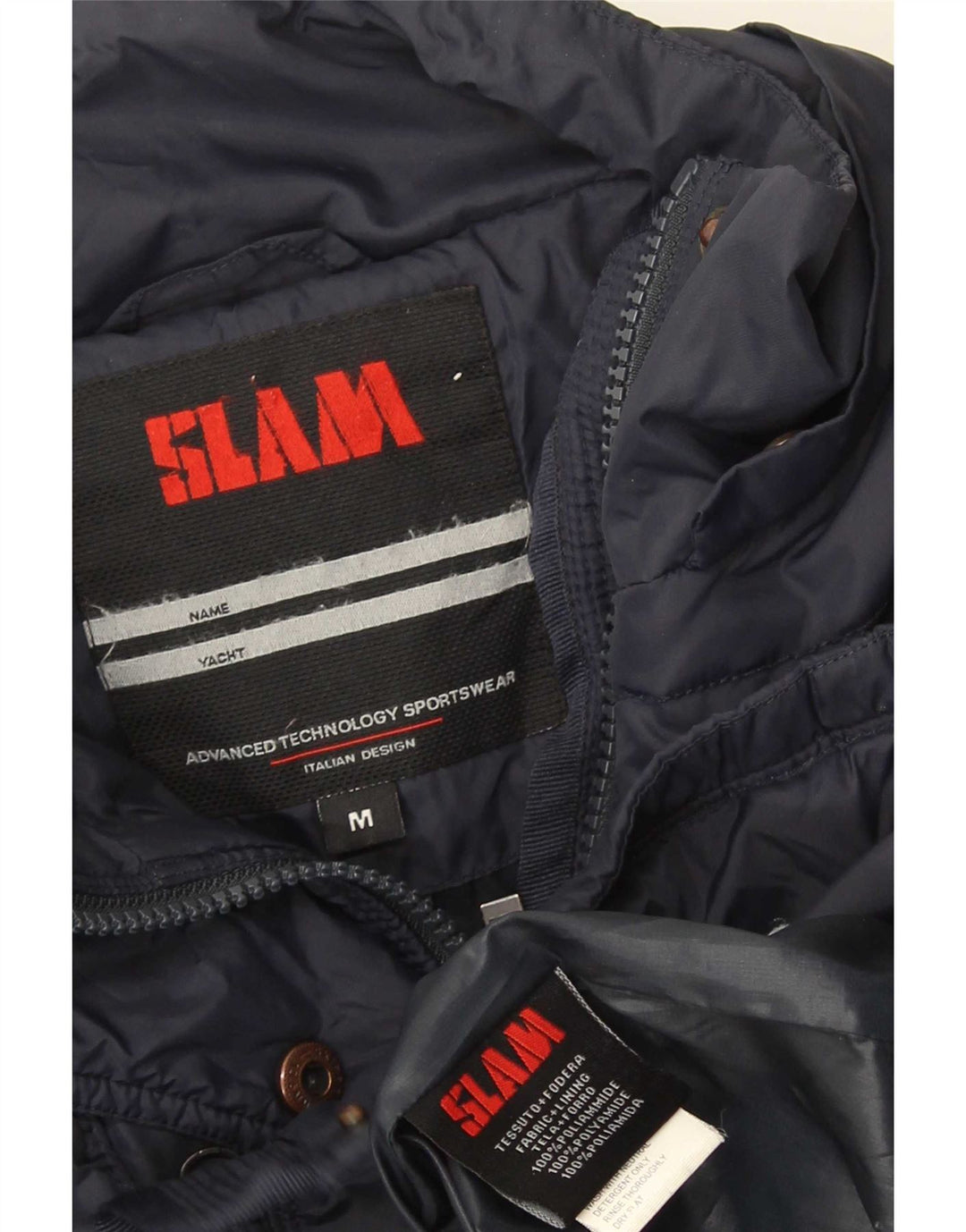 Slam Damen Wattierte Jacke UK 14 Medium Marineblau Polyamid