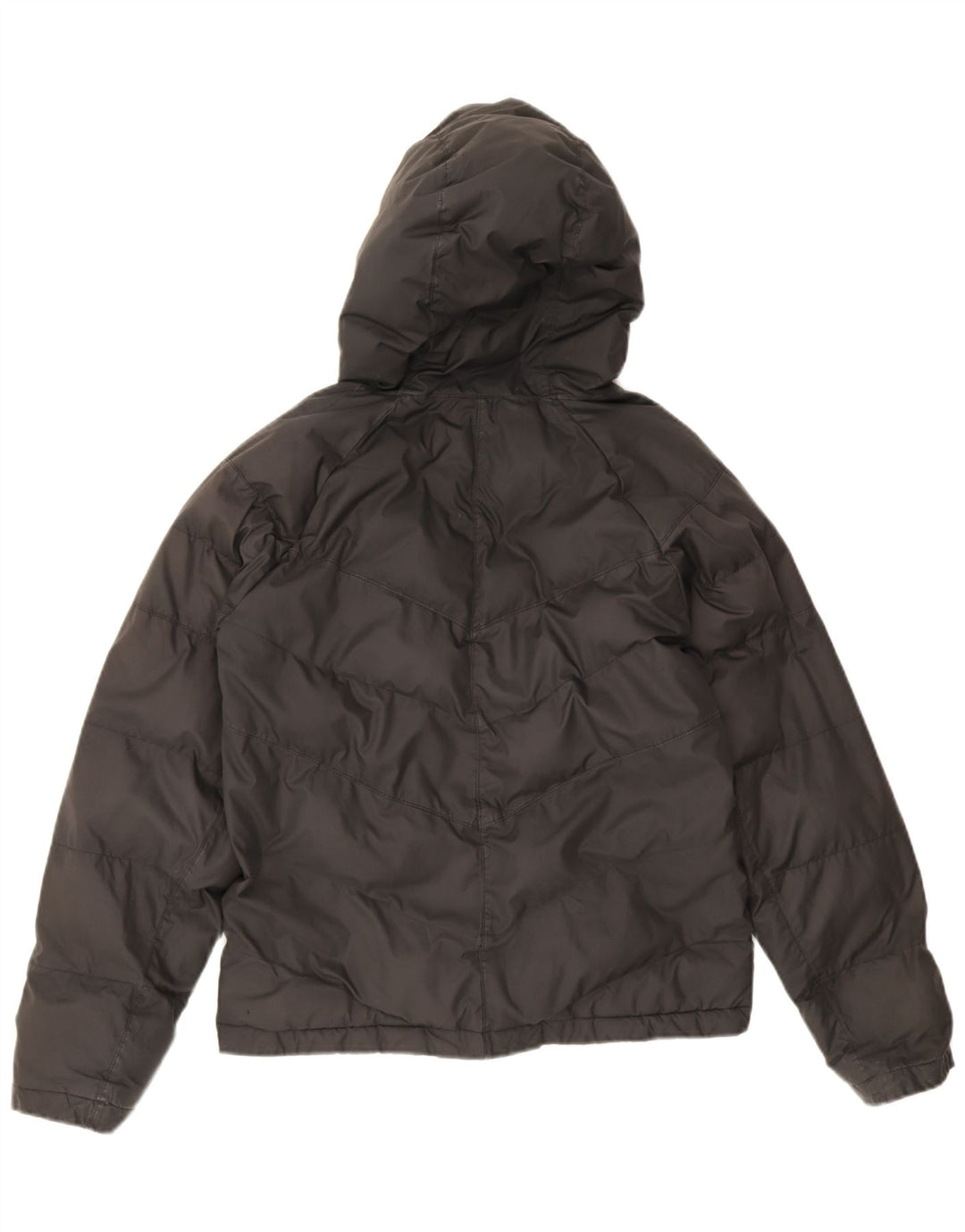 Nike Wattierte Jacke mit Kapuze für Jungen, 13–14 Jahre, XL, schwarzes Polyester