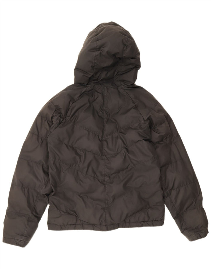 Nike Wattierte Jacke mit Kapuze für Jungen, 13–14 Jahre, XL, schwarzes Polyester
