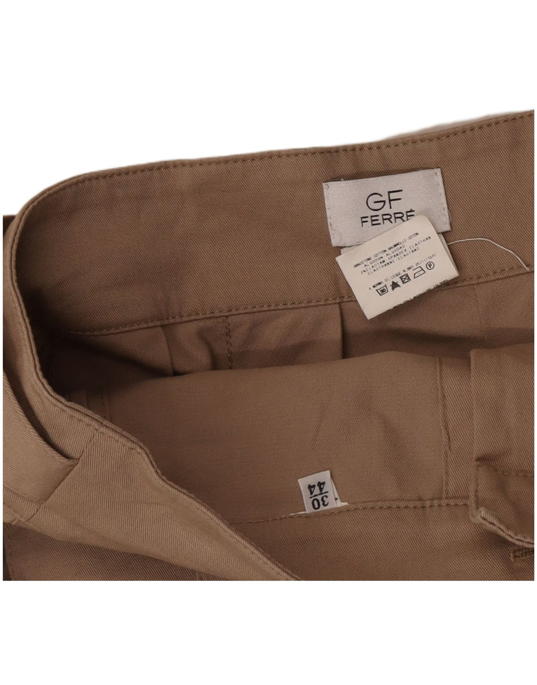 GF Ferre Jupe trapèze pour femme IT 44 Medium W30 Coton beige