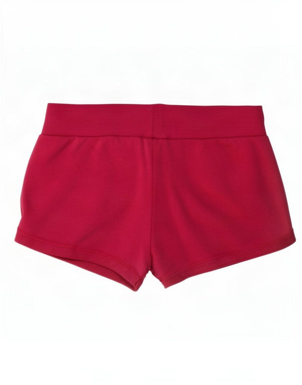 Puma Damen Sportshorts UK 14 Große rosa Baumwolle