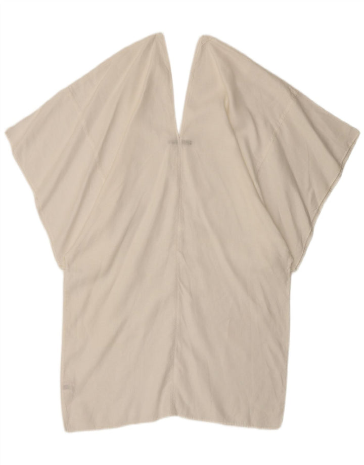 Stefanel Womens Batwing Blouse Top UK 14 Grand Lin Blanc