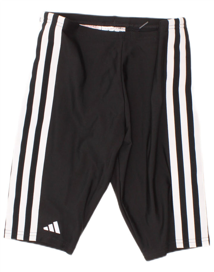 Adidas Boys Aeroready Capri Leggings 7-8 Years Black Polyamide