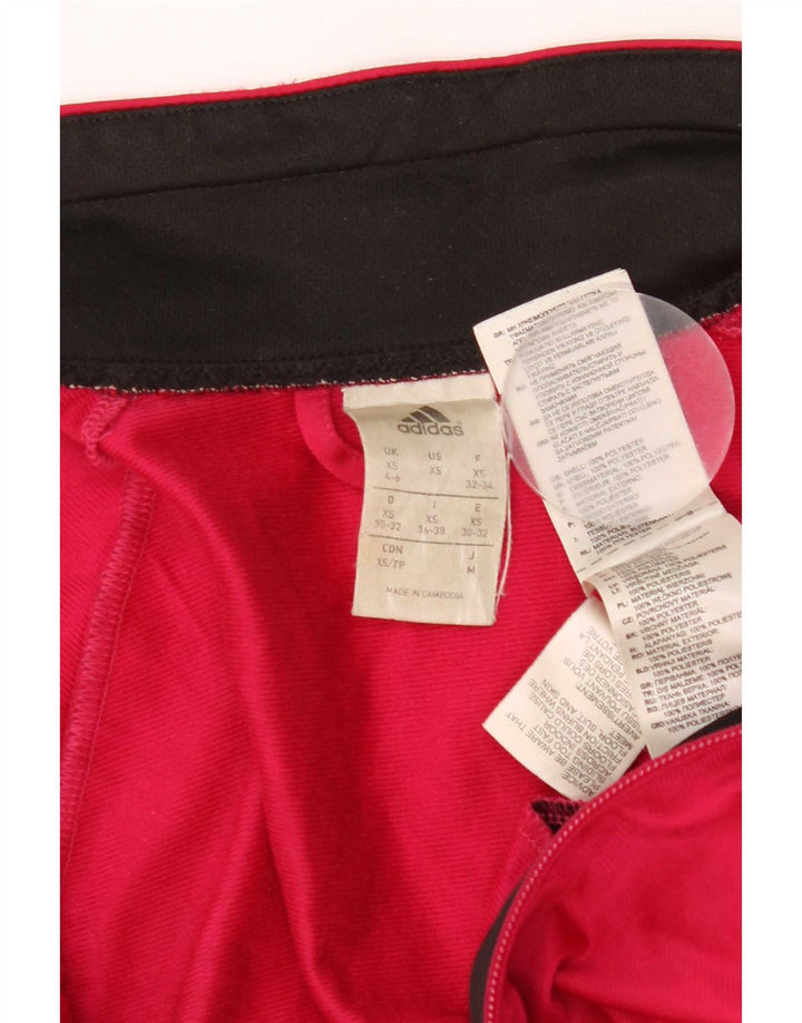 Adidas Damen Trainingsanzug Top Jacke UK 4/6 XS Rosa Polyester