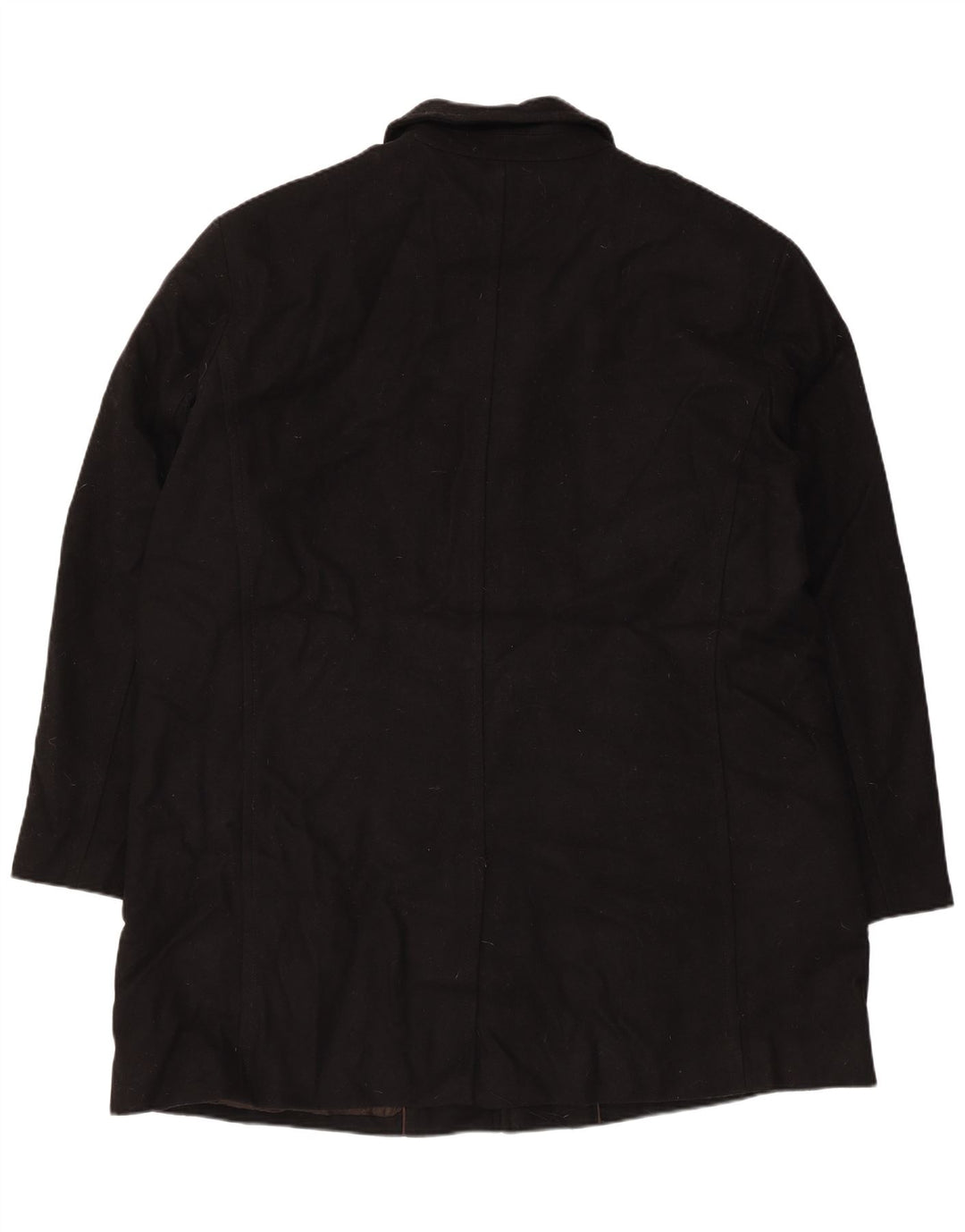 Płaszcz męski Dockers UK 44 2XL Czarna wełna