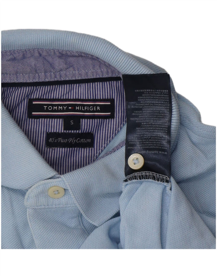 Tommy Hilfiger Herre Polo Shirt Lille Blå Bomuld