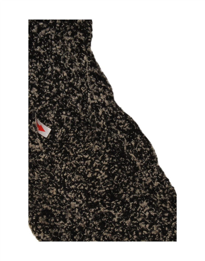 MARKS & SPENCER Womens Cardigan Sweater UK 12 Medium Black Flecked Acrylic