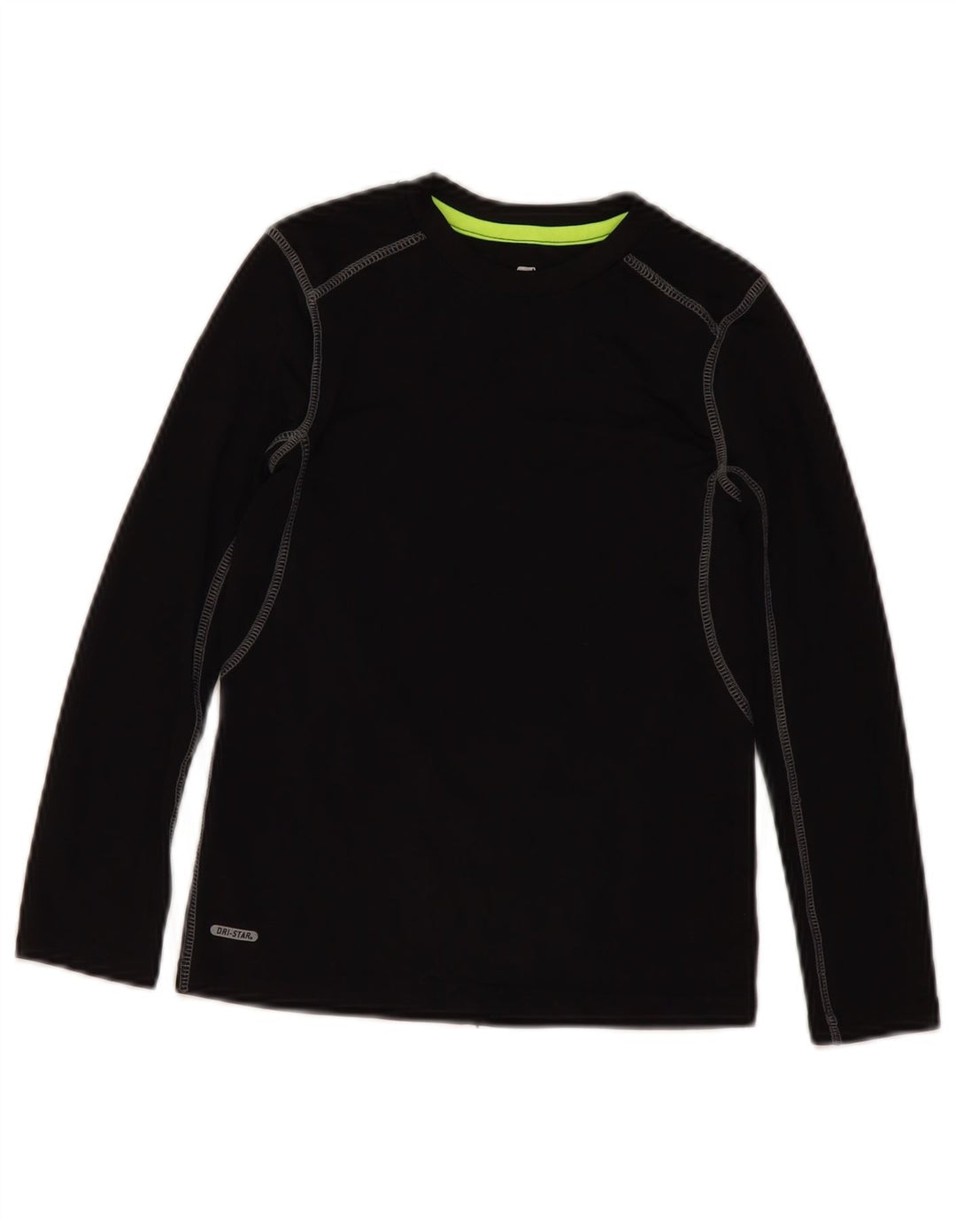 Starter Boys Top Long Sleeve 7-8 Years Medium Black Polyester