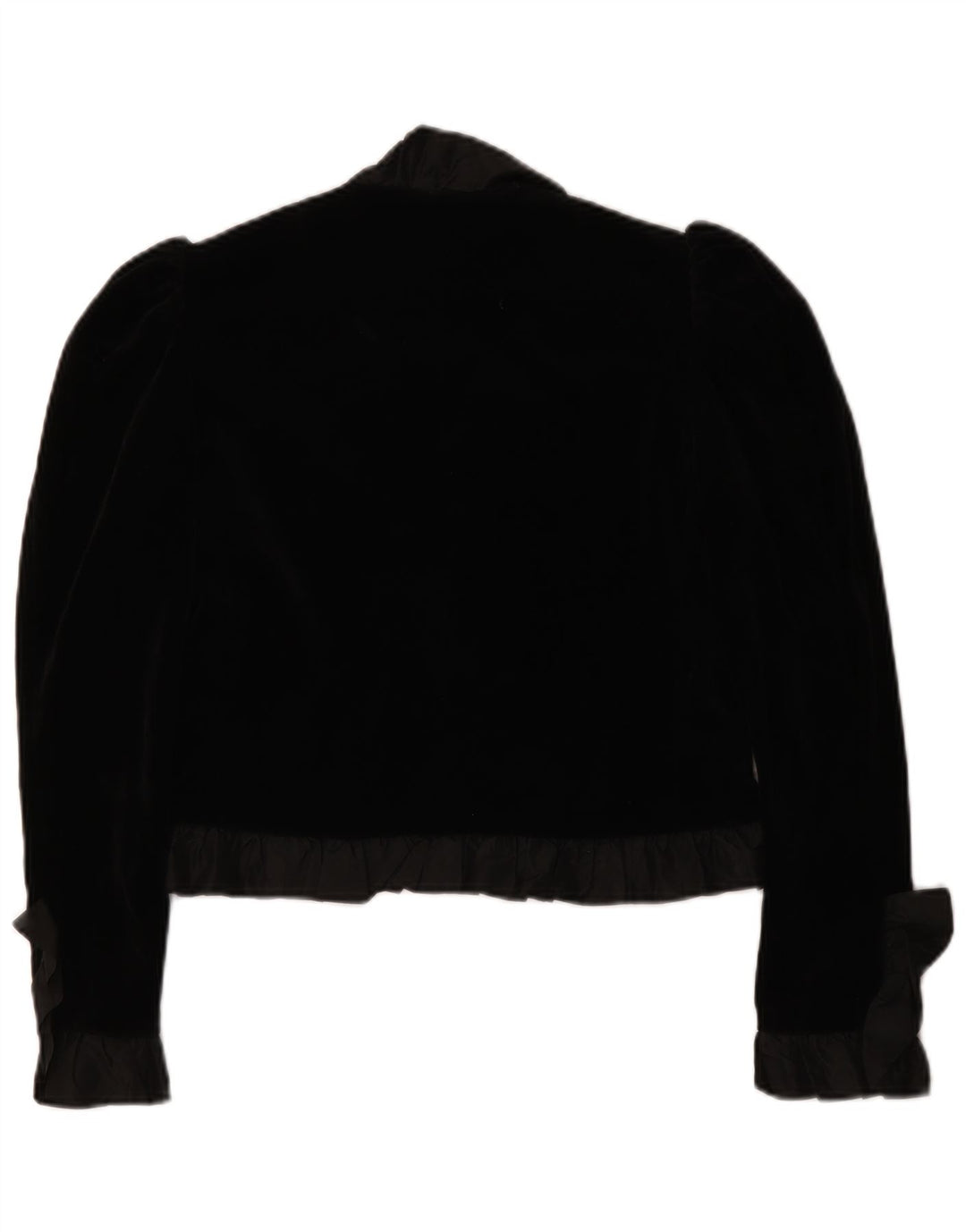 Vintage Womens Bolero Jacket EU 36 Small Black Classic