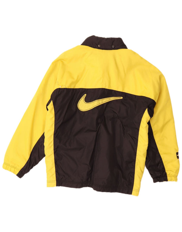 Jaqueta Nike Masculina Graphic Loose Fit Acolchoada UK 39/41 Médio Preto Colourblock