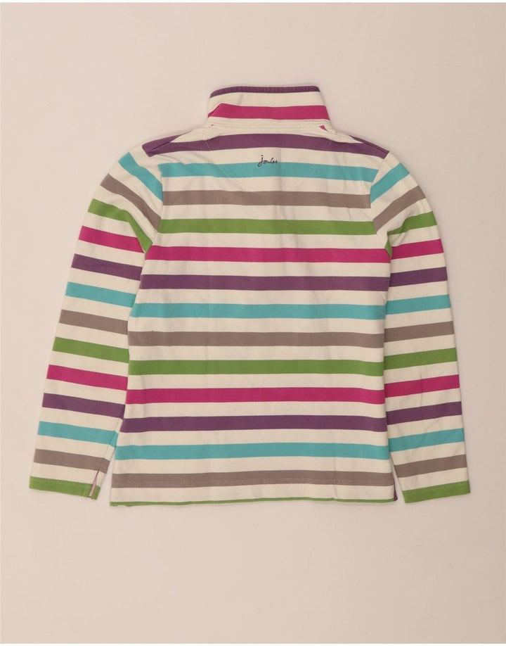 JOULES Damen-Sweatshirt-Pullover UK 10 Small Mehrfarbig gestreift