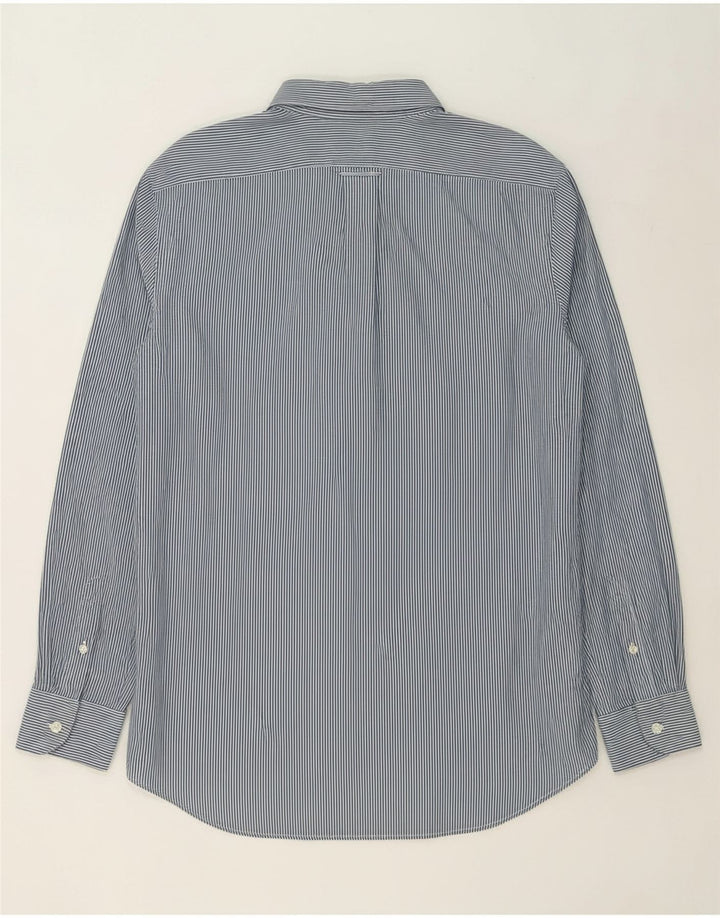 GAP Mens Shirt XL Navy Blue Pinstripe Cotton