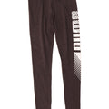 Puma Grafiske Leggings til kvinder UK 10 Små Grå Bomuld