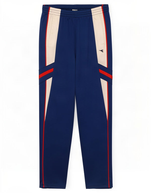 Diadora Pantalon de survêtement pour homme UK 42 Large Bleu marine Colourblock