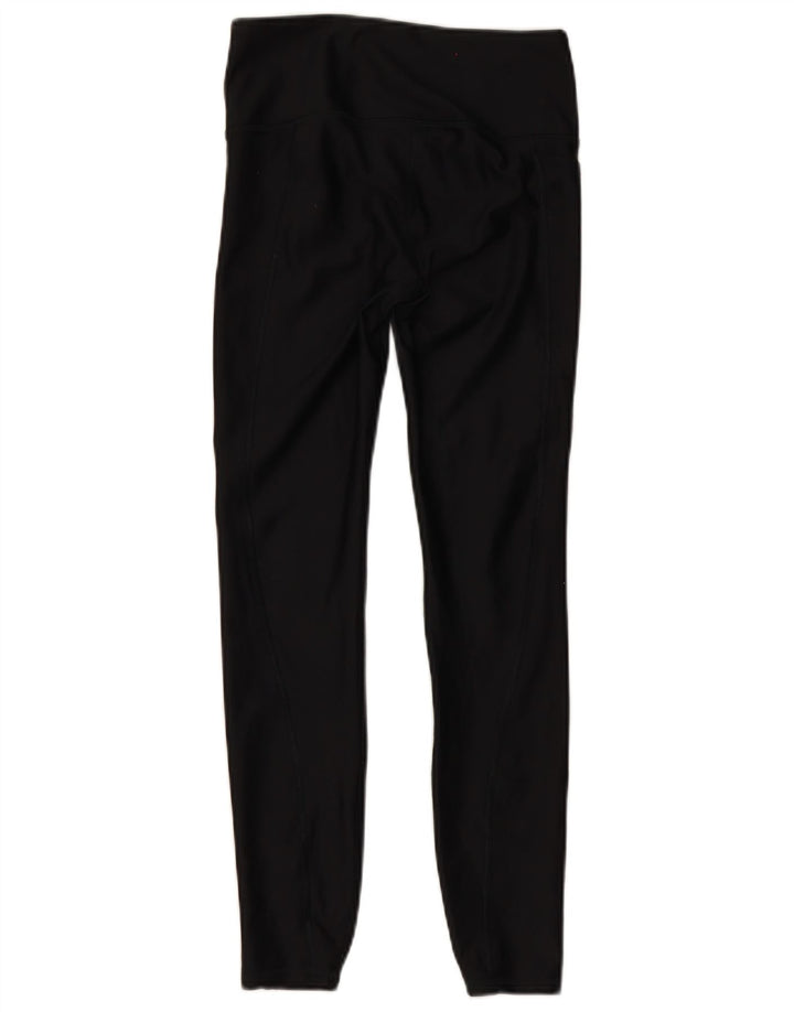 Under Armour Womens Leggings UK 10 Small  Black Polyester